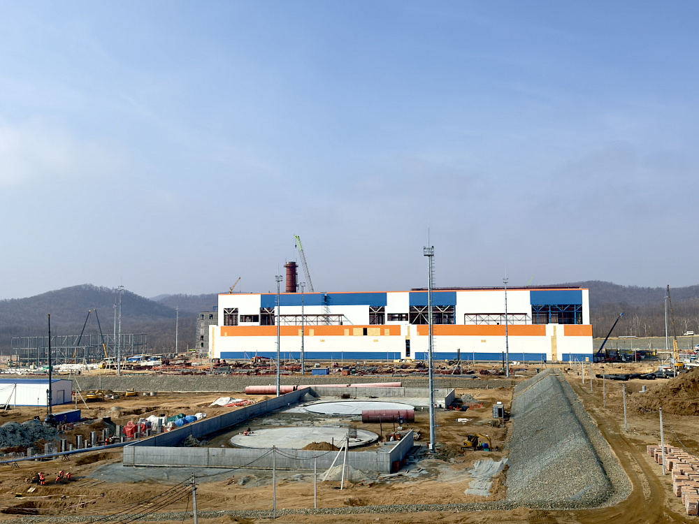 Строительство Артемовской ТЭЦ-2 ведется в соответствии с графиком